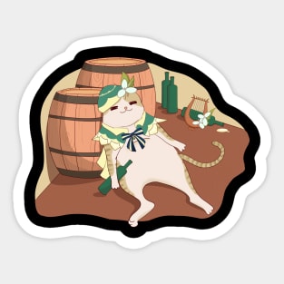 Venti cat Sticker